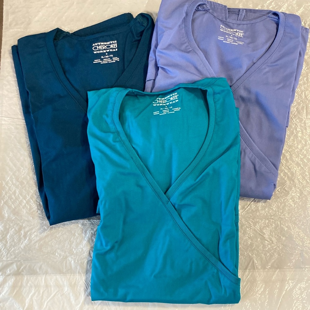 Cherokee Scrub Top Bundle NWOT